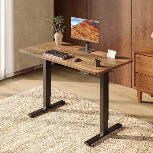 SANODESK One-Piece 48 x 24'' Electric Height Adjustable Standing Desk
