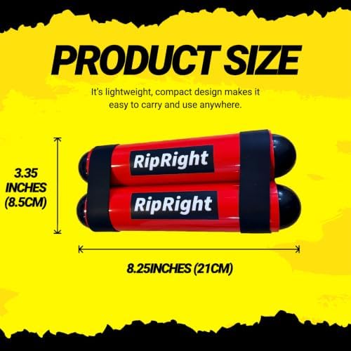 Premium RipStick Pillz, Workout Equipment for Joint Rehab, Shoulder Strength, Resistance Training, and Muscle Building, with 6 Adjustable Resistance Bands