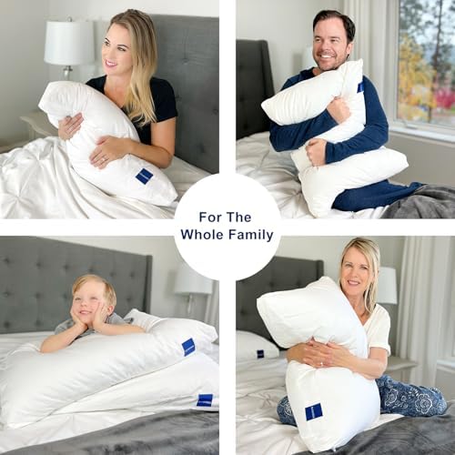 ACCURATEX Standard Pillow 1-Pack, Adjustable Shredded Memory Foam Pillow