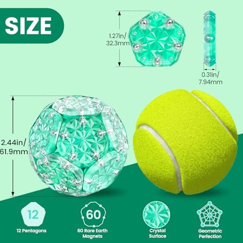 Magnetic Fidget Sphere, Adult Fidget Toy for Focus & Stress Relief