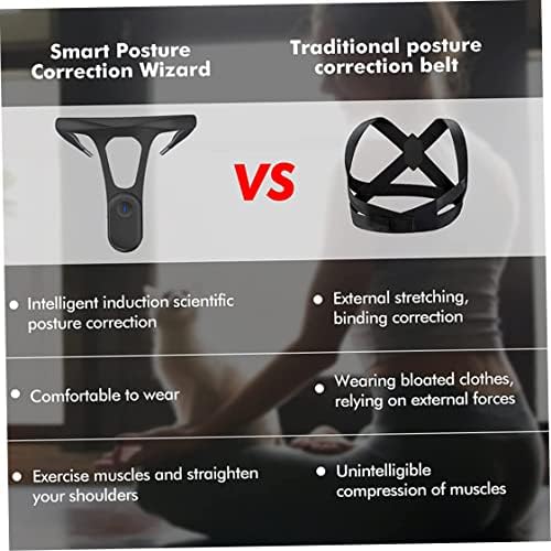 Posture Corrector, 1PC Posture Corrector for Men and Women with Smart Vibration Reminder Adjustable Strap Upper Back Braces Correct Sitting and Standing Posture(Unisex)