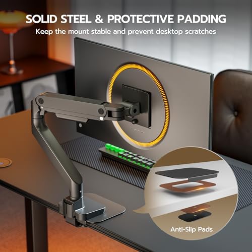 ARES WING Steel Monitor Mount Reinforcement Plate for Fragile Tabletop