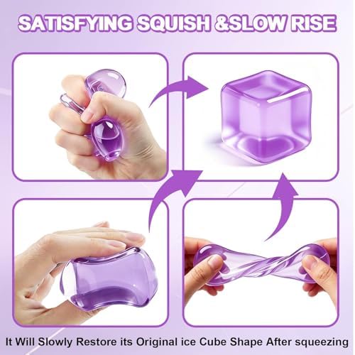 Slow Rising Squishy Fidget Toy, Soft Squeeze Toy for Stress Relief and Relaxation