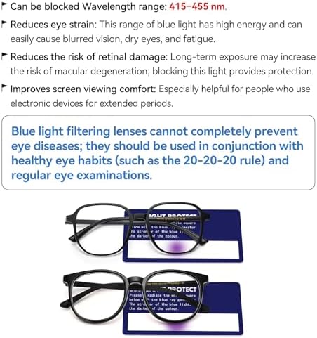 Blue Light Glasses Women Oversized Round Computer Glasses Large Cute Trendy