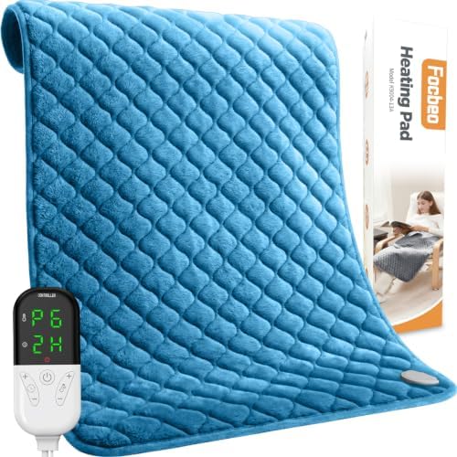Focbeo King Size Heating Pad for Back 32"x24" Extra Large Heat Pad