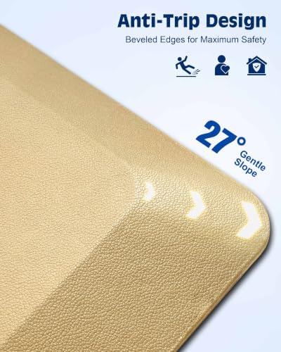 FEATOL 1 Inch Extra Thick Anti-Fatigue Mat for Standing Desk & Kitchen