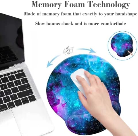 Ergonomic Mouse Pad with Wrist Support,Gaming Mousepad with with Non-Slip