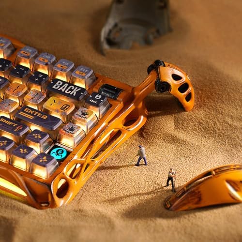 GravaStar Mercury K1 Pro 75% Wireless Mechanical Gaming Keyboard, Hot-Swap