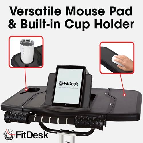 FitDesk Clamp-On Extender for 3.0 Exercise Bike & Standing Desk Attachment