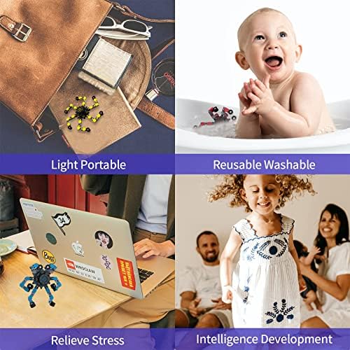 Transformable Fidget Spinners,6PCS Funny Sensory Fidget Toys Adults