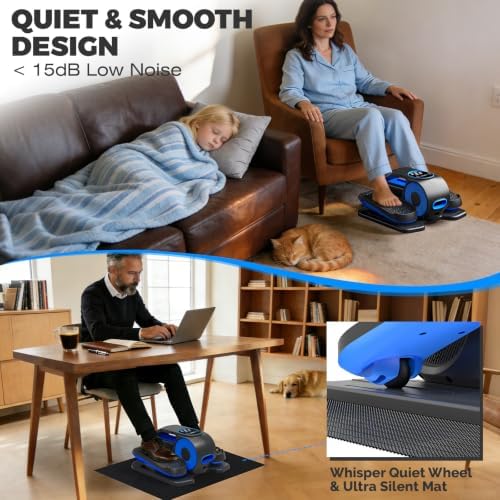Under Desk Elliptical Leg Exerciser as Seen on TV Sitting for Senior