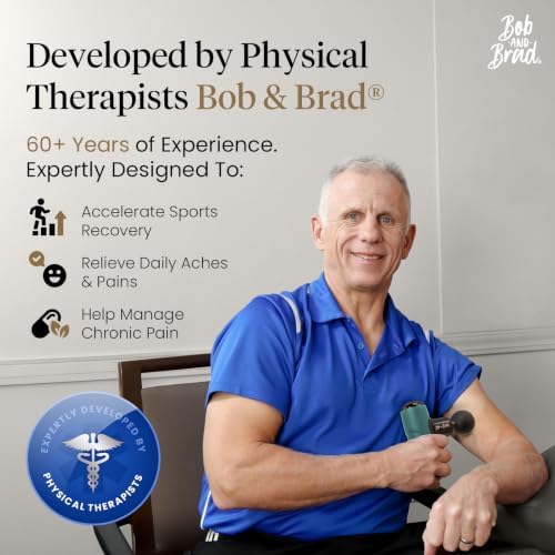 BOB AND BRAD Q2 Mini Massage Gun, Pocket-Sized, Small, Travel Essential