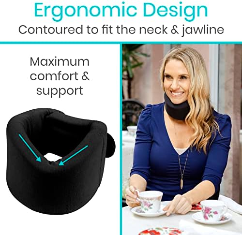 Vive Cervical Collar Neck Brace for Neck Pain and Support for Women & Men
