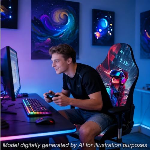 Gaming Chair Covers Only, 3D Printing Soft Fit Scratch Resistant
