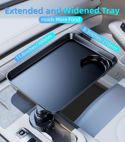 Tesla Model 3 Y ABS Car Cup Holder Tray Expander for Food Snack