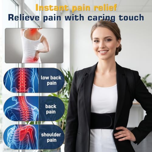 Adjustable Posture Corrector Back Brace for Men Women, Upgraded Flexible Full Back Support Brace, Breathable Invisible Back Straightener for Posture Improving and Pain Relief,Neck,Shoulder,Waist Pain (M)