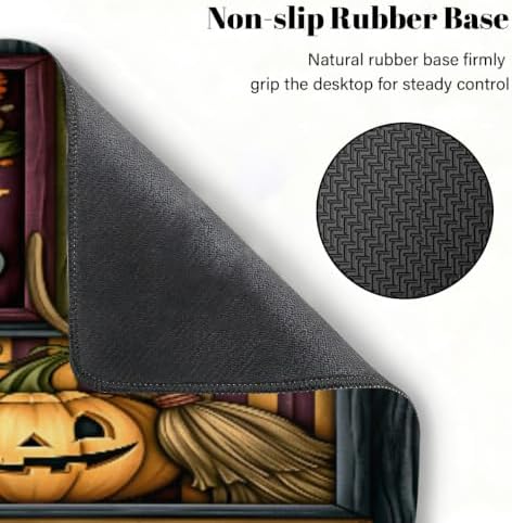 Halloween Large Mouse Pad Non-Slip Rubber Long Gaming Desk Mat