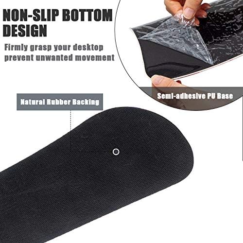 Ergonomic Memory Foam Keyboard Mouse Pad Set with Rest Wrist Cushion Support for Laptop/Notebook/Desktop/Computer/Gaming/Home/Office/Desk, Comfortable & Lightweight (Birds & White Flowers)