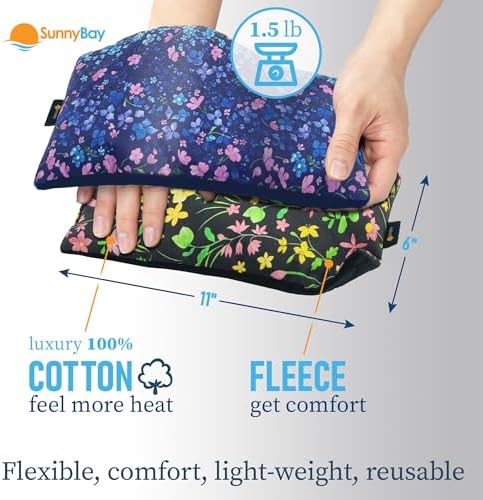 SunnyBay Heating Pad, Neck and Shoulder Wrap, 6x11 inch, Lilac