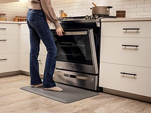 WeatherTech ComfortMat | 24" x 36" Anti-Fatigue Mat, 3/4" Thick, Slip Resistant, Easy to Clean, Carbon Fiber Pattern (Grey)