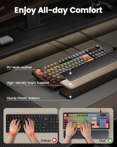 SABLUTE Gaming Keyboard and Mouse, Quiet Membrane with RGB Backlit