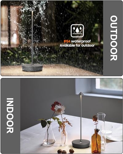 Cordless Table Lamp Rechargeable 6000mAh Battery Outdoor LED Light