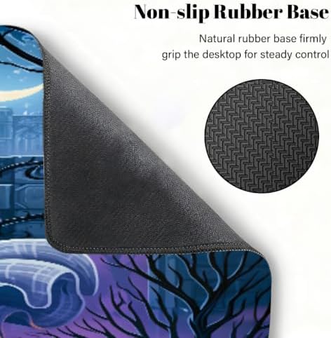 Ghosts Large Mouse Pad Non-Slip Rubber Long Gaming Desk Mat