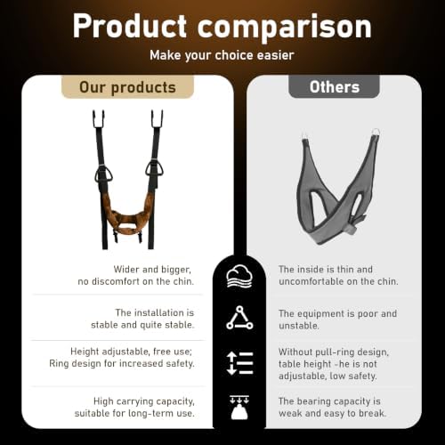 Cervical Neck Traction Device Over Door for Home Use Portable Neck Stretcher Hammock Decompression Home Physical Therapy