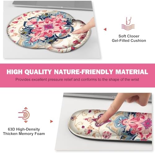 Gaming Mouse Pad, Large Desk Mat Cute Desk Pad Protector, 4in1 XXL Mousepad