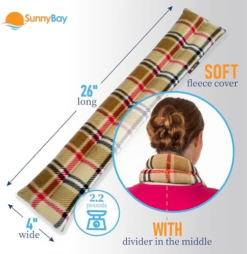 SunnyBay Heating Pad, Neck and Shoulder Wrap, 26x4 inch, London
