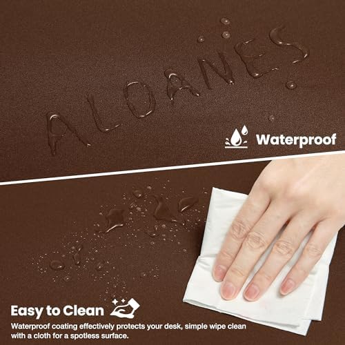 ALOANES Non-Slip Extended Mouse Pad Office&Home Desk Mat Stitched Edge
