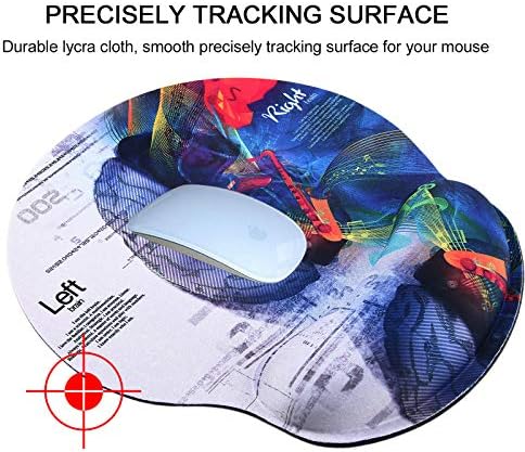 Mouse Pad Wrist Support Ergonomic Mousepad for Desk Laptop