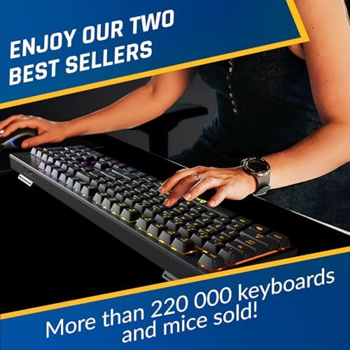 Chroma Wireless Gaming Keyboard and Mouse Bundle, US Layout, Backlit RGB