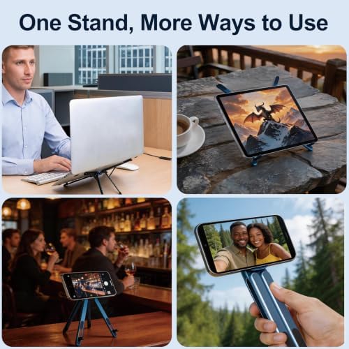 Laptop Stand Tablet Stand Magnetic Phone Holder Gunmetal