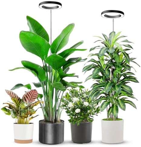 Aokrean 6.3in Grow Light,Full Spectrum Plant Light for Indoor Growing 5V/3A