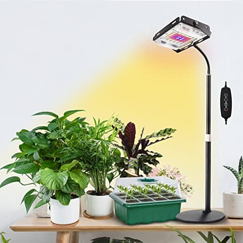 LBW Grow Light for Indoor Plants, Full Spectrum Desk LED Plant Light
