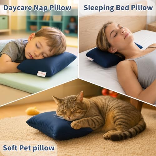 Pro Goleem Small Pillow, 11"x7"x2.5"(Navy Blue)