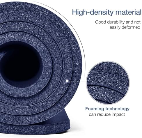 Gruper Yoga Mat Non Slip, 10/15mm Thick NBR Extra Thick Yoga Mat