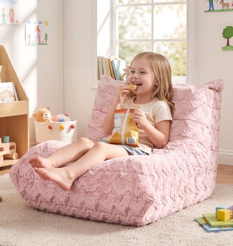 Hobestluk Small Bean Bag Chair Fireside Floor Chair BeanBag Couch Togo Sofa