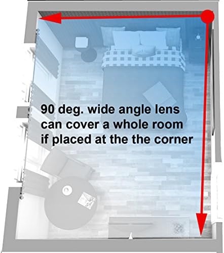 SCS Enterprises WF-210: WiFi Camera Hidden in Table Lamp for Bedroom, Bedside Lamps for Night Stands, Nightstand Desk Lamps for Reading with P2P Remote Viewing, Recording and Notification.