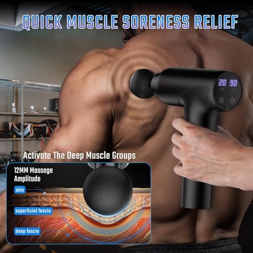 cotsoco Massage Gun Deep Tissue, Muscle Massager, Gifts for Men Women