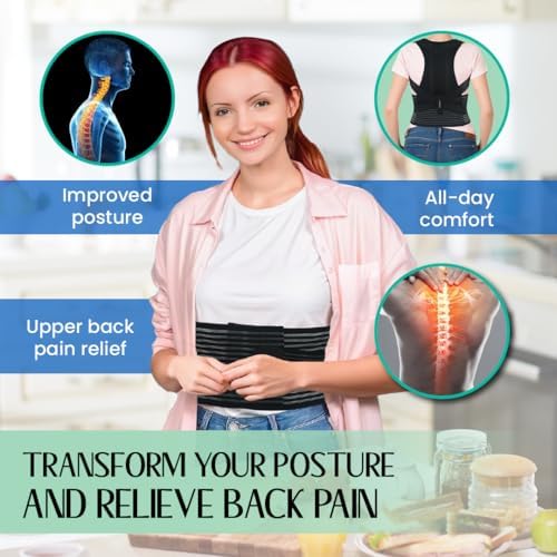 ORTONYX Posture Corrector Back, Clavicle & Shoulder Support Brace/Unisex