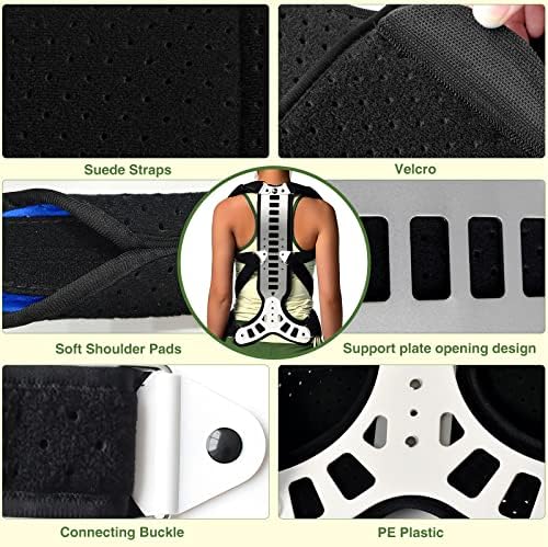 Posture Corrector Back Support Brace for Men & Women, Adjustable Fit