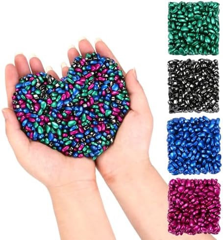 1000pcs Multicolor 4 in 1 Magnet Balls Desk Toys for Adults, Ferrite Crags Magnetic Putty Desk Fidget Toys for Office