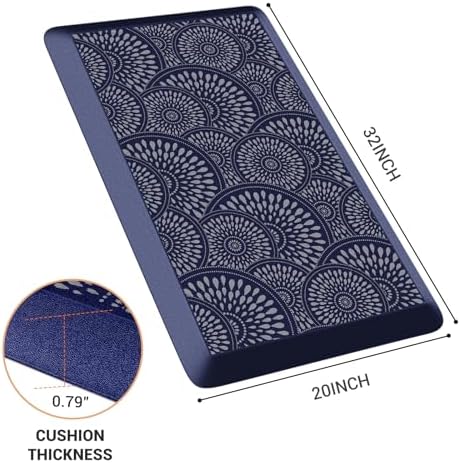 Mattitude 4/5 Inch Kitchen Mat, Waterproof Non-Slip Standing Mats and Rugs