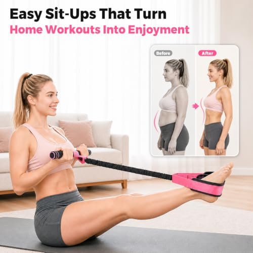 Pedal Resistance Bands with Handles & Figure 8 Full Body Exercise Set