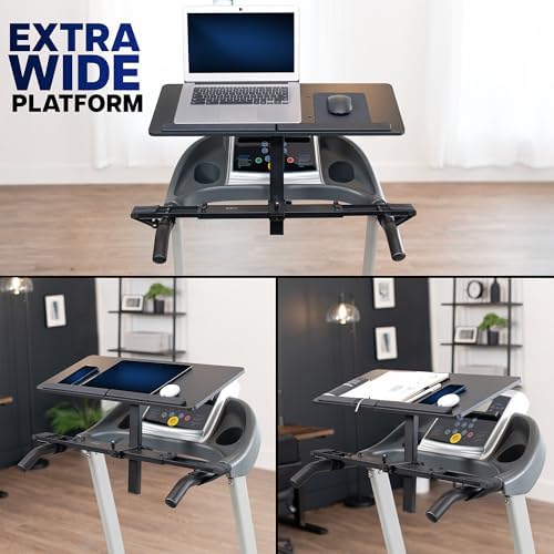 VIVO Black Universal Wooden Laptop Treadmill Desk, Stand-TDML4