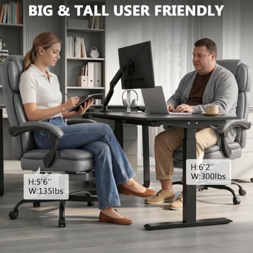 Big and Tall Office Chair, Home Office Desk Chairs,Executive Computer Chair