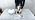 Modern White Fabric Table Lamp Plug in Metal Base Desk Light with Plug Cord Switch for Bedroom Bedside Living Room