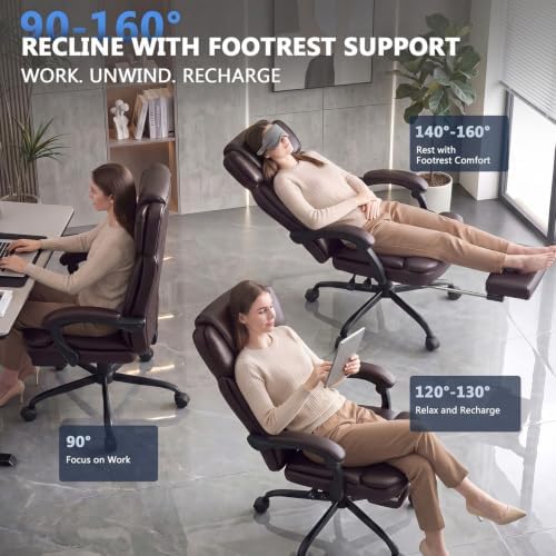 Big and Tall Office Chair, Home Office Desk Chairs,Executive Computer Chair
